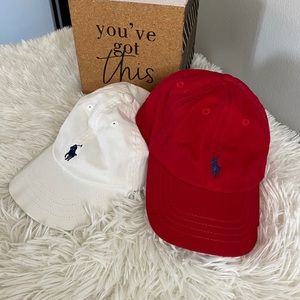 Two Toddler Polo RL Hats 12-24 months